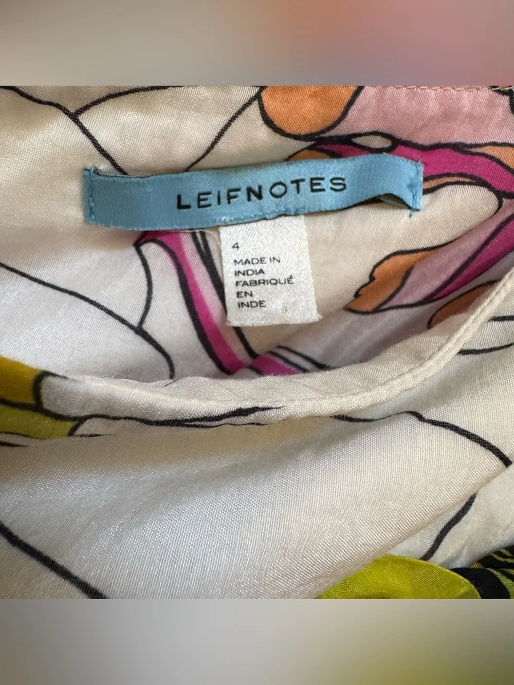 Anthropologie leifnotes floral